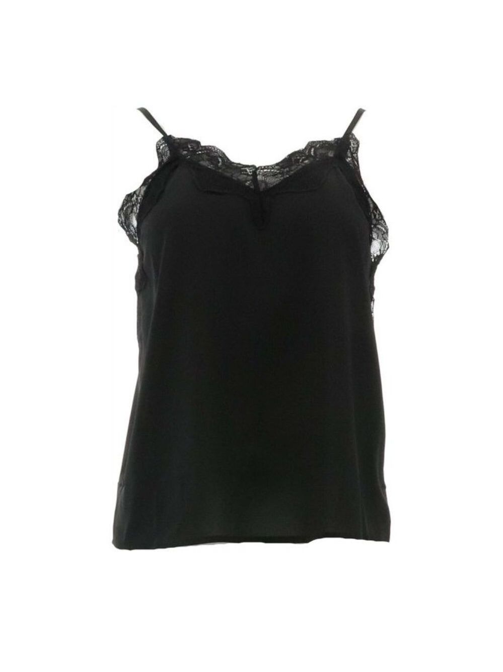 Motto Women's Lace Trim Tank Top